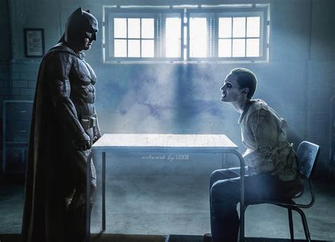 BATMAN NOTES - Batman & Joker interrogation scene (Suicide Squad...