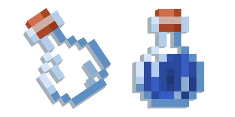 Minecraft Water Bottle cursor – Custom Cursor