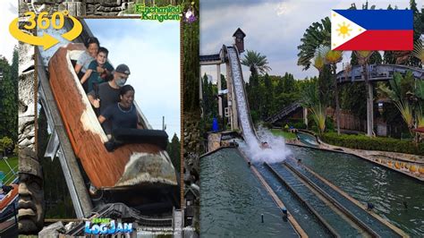 Log Jam - Enchanted Kingdom Water Log Ride - 360 Video in Santa Rosa Philippines - YouTube