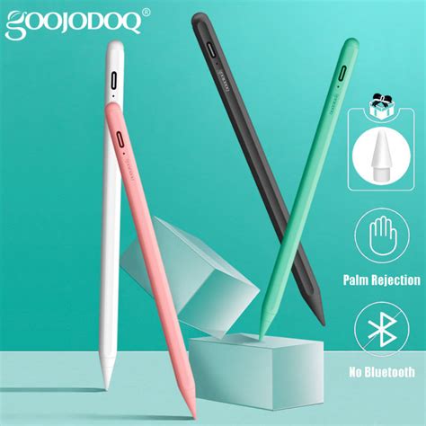 GOOJODOQ Stylus Pen For iPad Air 4 iPad Pencil For iPad 7th 8th 9th Gen ...