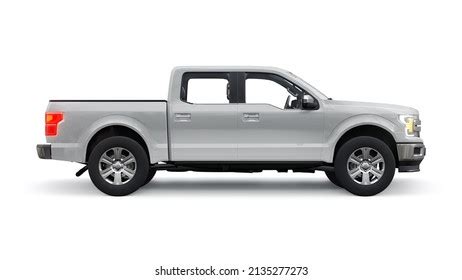 Large Modern Pickup Truck Double Cab Stock Illustration 2135277273 ...