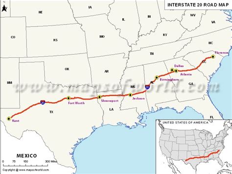 #Interstate #Map #Texas #Louisiana #Mississippi #Alabama #Georgia # ...