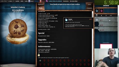Cookie Clicker Speedrun. Noclick, No Golden Cookies - YouTube