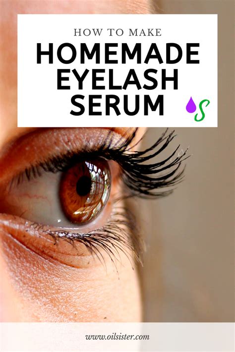 How to make your own eyelash serum with essential oils to promote ...