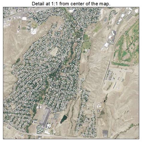 Aerial Photography Map of Casper, WY Wyoming