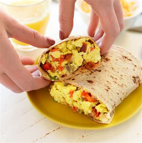 12 Healthy Breakfast Burritos You Can Eat on the Go | High protein ...