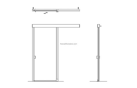 Sliding Door Dwg Autocad Drawing - Image to u