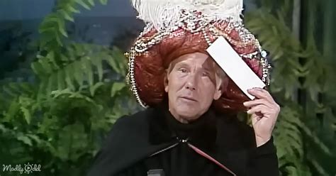 When Carnac the Magnificent Forgot Everything on Johnny Carson’s Show