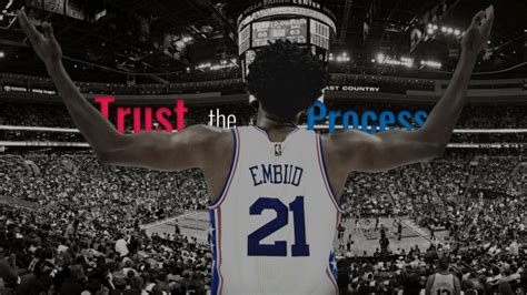 Joel Embiid Trust The Process - 2000x1125 Wallpaper - teahub.io