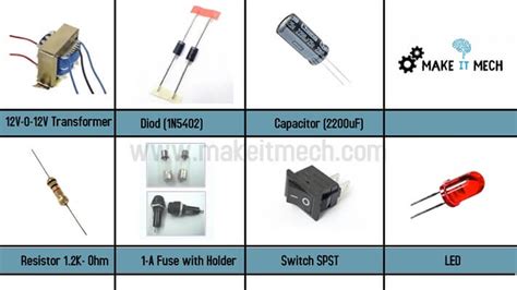 220v AC to 12v DC Power Supply Step by Step Project