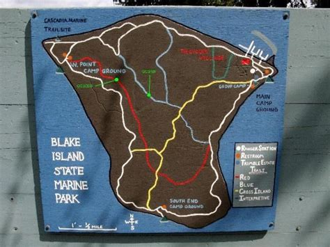 Blake Island State Park Map