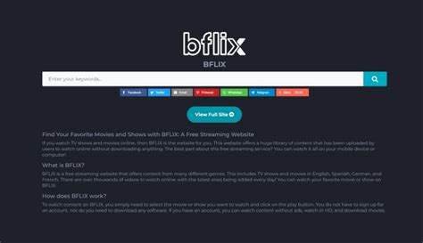 Bflix - Watch Online Movie, TV Shows, And More For Free!