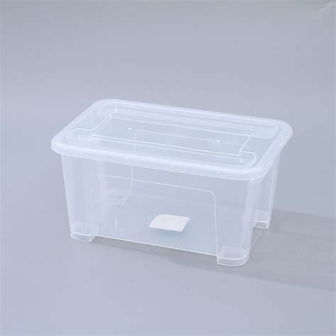 Clear Plastic Storage Box with Lid ? Large,