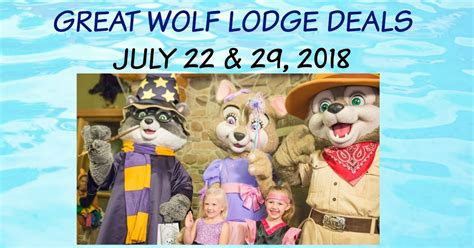 NEW JULY GREAT WOLF LODGE DEALS | Entertain Kids on a Dime Blog