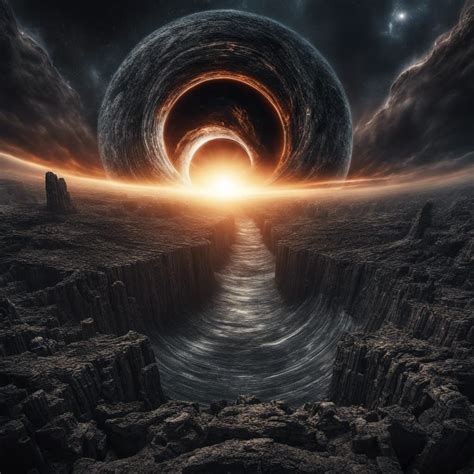 black hole event horizon - AI Generated Artwork - NightCafe Creator