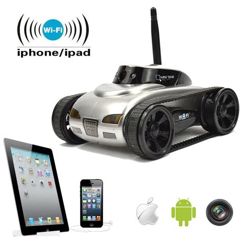 Brand New Real Time Mini Remote Control Tank Car Toys With Camera RC ...