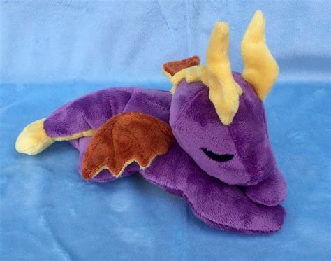 Baby Purple and Yellow Dragon Plush Beaned Pendragons - Etsy UK