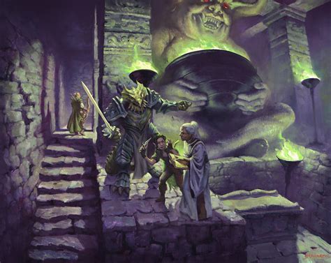 You Find a Cursed Idol MtG Art from Adventures in the Forgotten Realms Set by Sidharth ...