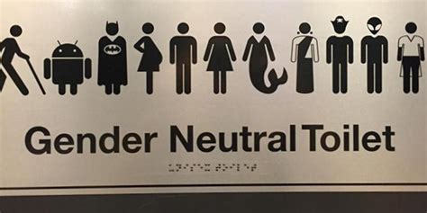 Gender-Neutral Bathroom Sign