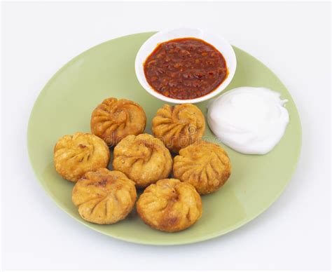 Fried Momos is a Traditional Dumpling Food from Nepal Stock Photo - Image of culture, green ...