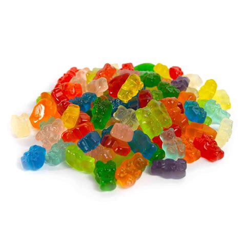 12 Flavor Gummy Bears by the pound or in bulk- LorentaNuts.com