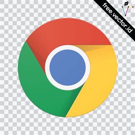 Free Download Vector Google Chrome Icon. More Vector: https://free.vector.id | Google chrome ...