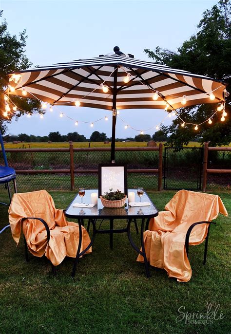 Backyard Date Night Ideas for Summer Entertaining ⋆ Sprinkle Some Fun