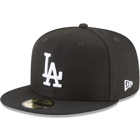 Men's Los Angeles Dodgers New Era Black 59FIFTY Fitted Hat