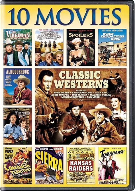 Classic Westerns: 10-Movie Collection: Amazon.fr: Audie Murphy, Alan ...