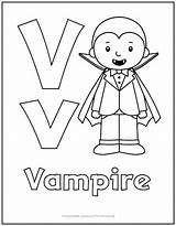 V Coloring Page sketch template