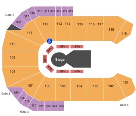 Wfcu Seating Chart Sesame Street: A Visual Reference of Charts | Chart Master