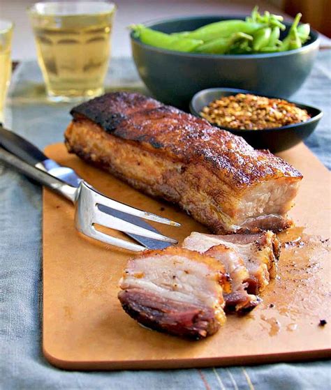 How to Cook Oven Roasted Crispy Pork Belly - Pinch and Swirl