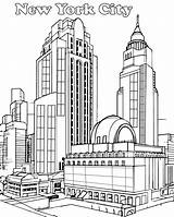 New York City Coloring Pages For Kids sketch template