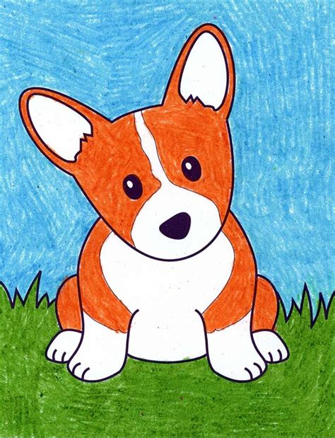 How To Draw A Cute Puppy Art Projects For Kids Puppy Art Kids Art ...