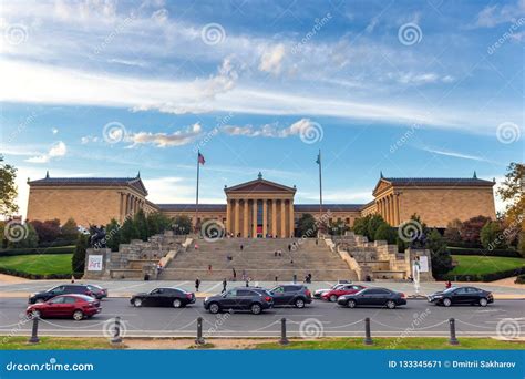 Philadelphia Art Museum and Famous Rocky Steps Editorial Photo - Image ...