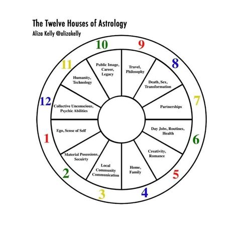 What Each "House" Represents in Your Birth Chart | Birth chart ...