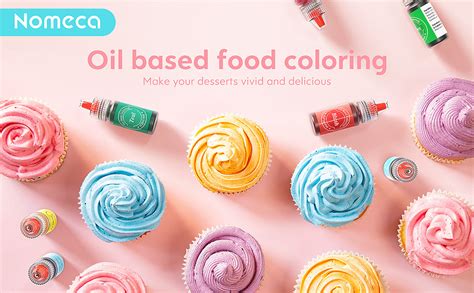 Amazon.com : Oil Based Food Coloring for Chocolate, 20 Colors Food Coloring Set for Valentine's ...