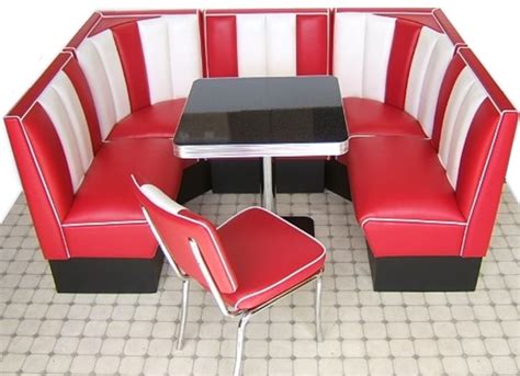 Retro Booths | Combination Diner Booths | Diner Booths Bel Air 50s ...