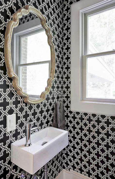 Pin by Bedewangdecor.com on Bathroom Ideas | Bathroom wallpaper black ...