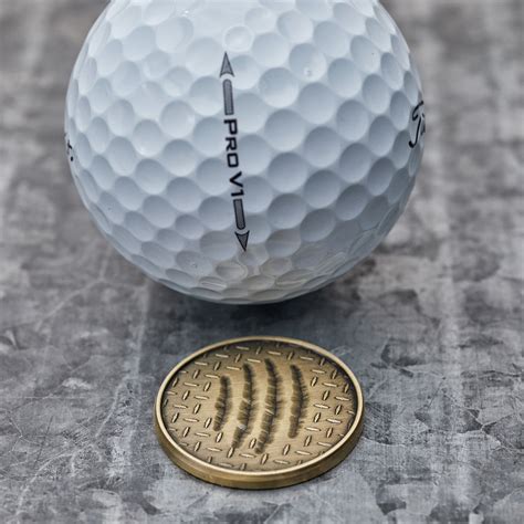 Scratch Magnetic Golf Ball Marker | Brass – Full Metal Markers