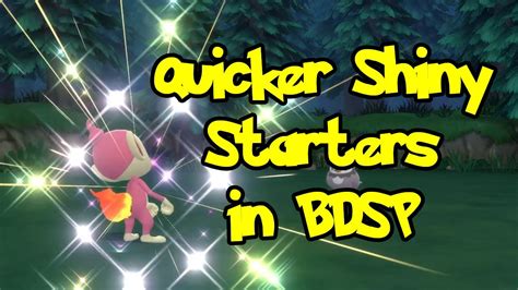 Quicker Shiny Starters in Pokemon BDSP - YouTube