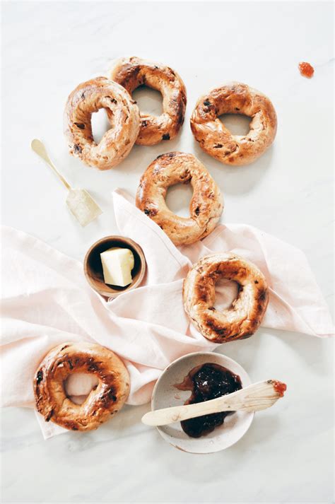 The Best Cinnamon Raisin Bagel Recipe | lark & linen