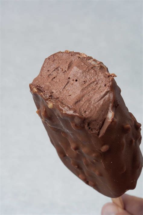 Chocolate Ice cream bar (without machine) - Spatula Desserts