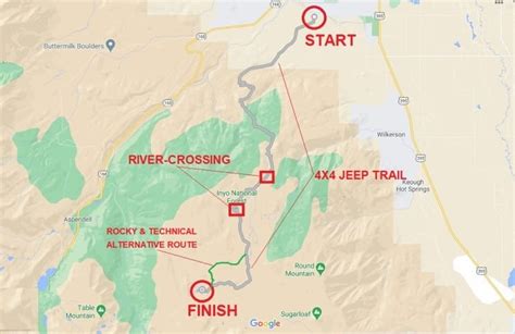 Coyote Flat 4x4 Trail Map - By Geo Forward » GEO FORWARD