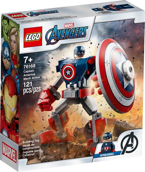 LEGO Marvel Avengers Captain America Mech Armor 76168_alt1 - The Brothers Brick | The Brothers Brick