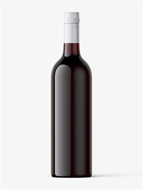 Wine bottle mockup - Smarty Mockups