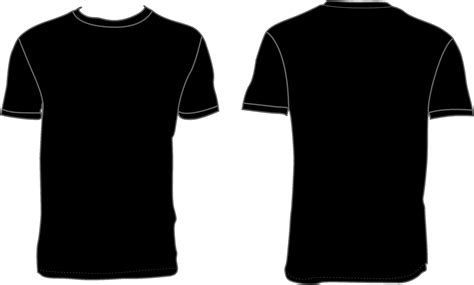 Black Shirt Template Png Clipart - Full Size Clipart (#4207455) - PinClipart