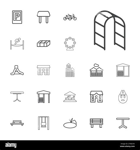 Park icons Royalty Free Vector Image Stock Vector Image & Art - Alamy