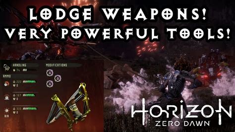 Horizon Zero Dawn - Lodge Weapons! 3 of the BEST Weapons and how to get ...