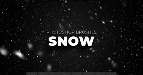 8 Snow Photoshop Brushes, Brushes Including: snow & brushes - Envato ...